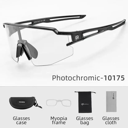 ROCKBROS Cyklistické brýle Fotochromatické brýle Cyklistické brýle Ochranné brýle Větruodolné Cyklistické Outdoorové sportovní sluneční brýle