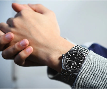 San Martin 37.5mm 40mm Classic Simple Dial Men Diver Watch Miyota 9015 Luxury Automatic Mechanical Watch Waterproof 200m SN0148