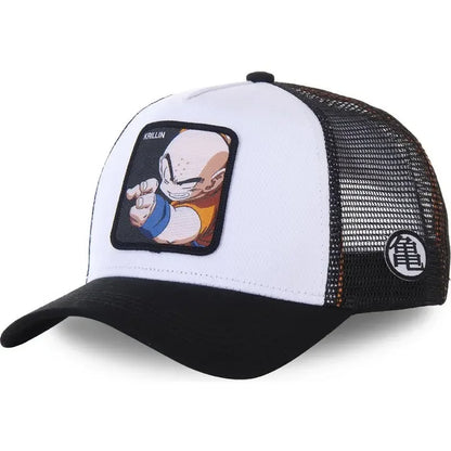 ALL Styles Dragon Ball Baseball Cap Snapback Peaked Cap Men's Embroidery Hip-Hop Cap Style Sun Visor Adjustable Trucker Mesh Cap