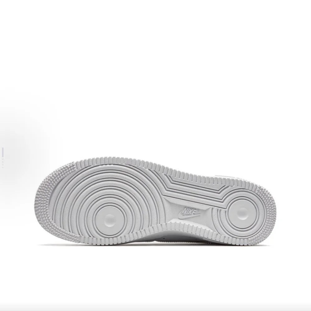 Nike Supreme  Air Force 1 “Box Label” Comfortable Low-Top Sneakers Unisex White CU9225-100