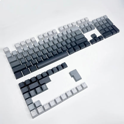 130 Keys Gradient Lucky Red RGB Backlit Shine Through Keycaps OEM Profile Double Shot PBT Keycaps for MX Switches Gamer Keyboard