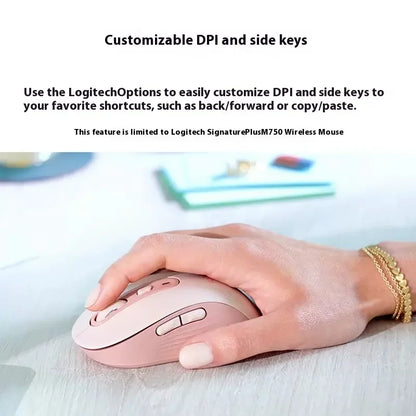 Logitech M750 Mouse 2.4Ghz USB Receiver Wireless Mice 2000DP Office Smart Mouse Portable Mouse For PC Laptop
