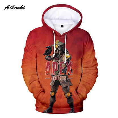 Personality 3D Printed Game Apex Legends Hoodies Sweatshirts Men Women High Quality Hoody Game Long Sleeve Plus Size Hoodies
