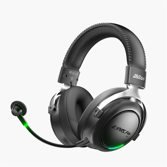 Nouveau casque de jeu sans fil, Bluetooth 6.0, haut-parleurs en titane de 53 mm, son surround virtuel 7.1, latence nulle de 15 ms, pour PC/PS5/mobile