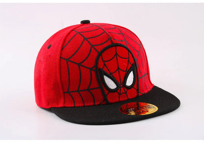 HotAnime Cartoon Spiderman Hats for Kids Toddler Baseball Cap Spring Snapback Hip Hop Adjustable Caps