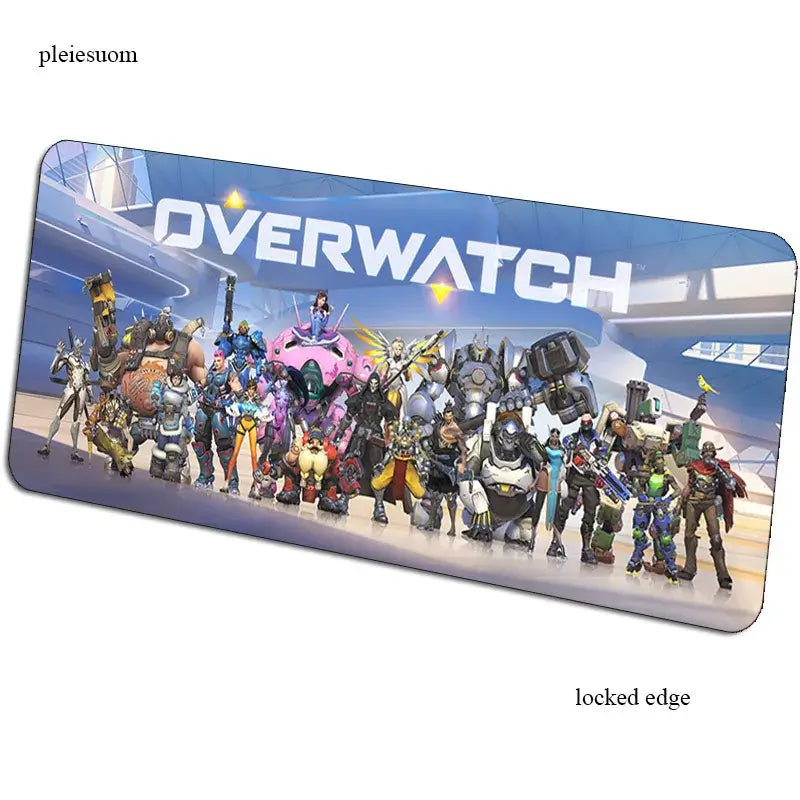 „Overwatch“ pelės kilimėlis su HD spauda, žaidimų pelės kilimėlis, 900x400x3mm, gamerio kompiuterio stalo kilimėlis, pigiausias nešiojamojo kompiuterio pelės kilimėlis PC