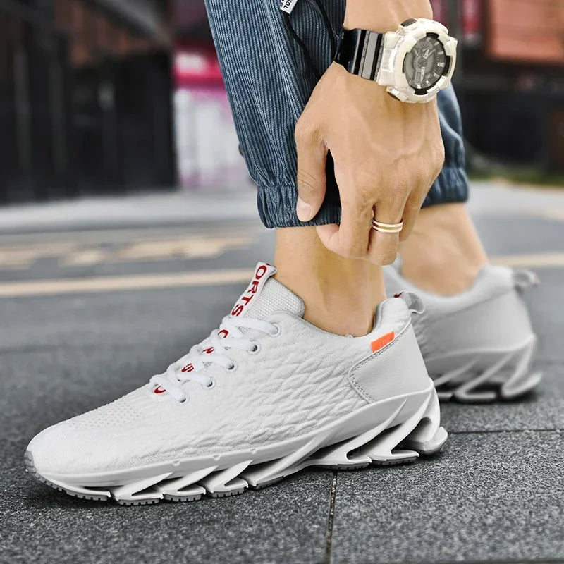 Chaussures de course pour homme à la mode, baskets de marche confortables pour homme, chaussures décontractées respirantes, chaussures de sport antidérapantes, baskets pour homme