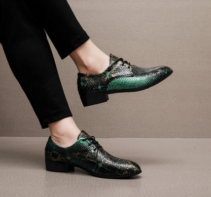 PU Leather Men's Oxford Shoes Street Style Casual Shoes Lightweight Sneakers Outdoor Male Walking Shoes Formal Dress Footwear