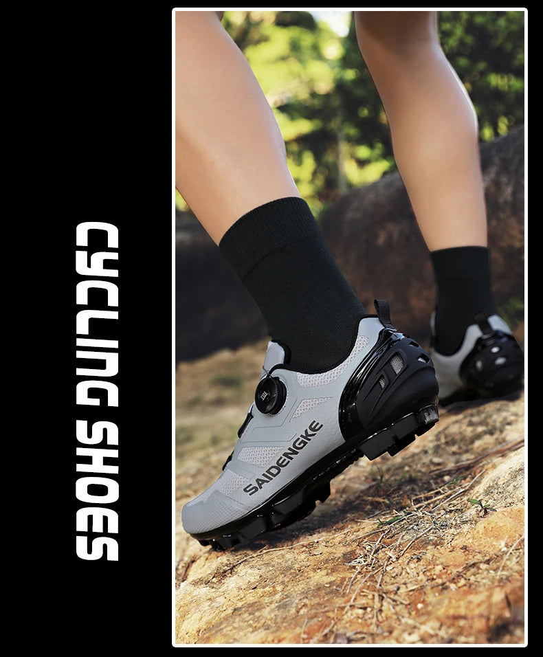 Unisex nieuwe fietsschoenen, professioneel, lichtgewicht, luxe, origineel, racefiets, rubber, MTB, racefiets, modieuze fiets, straat, sport