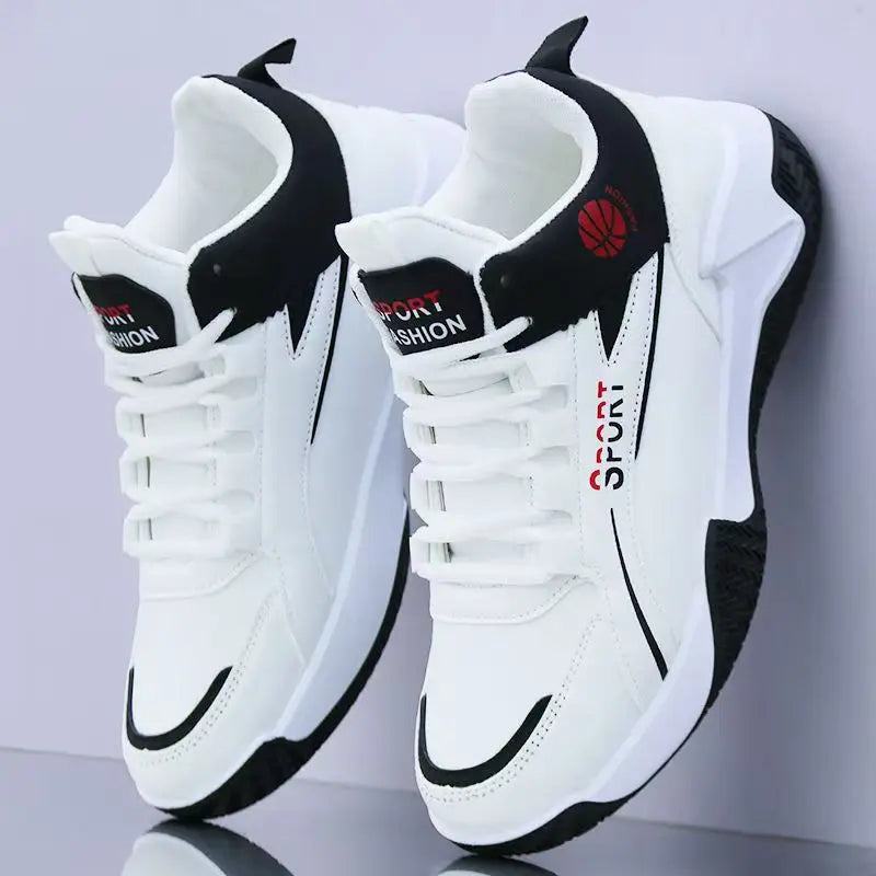 Sales Basketball Shoes Men High-top Sports Outdoor Cushioning Hombre Athletic Male Shoes Comfortable White Sneakers zapatillas