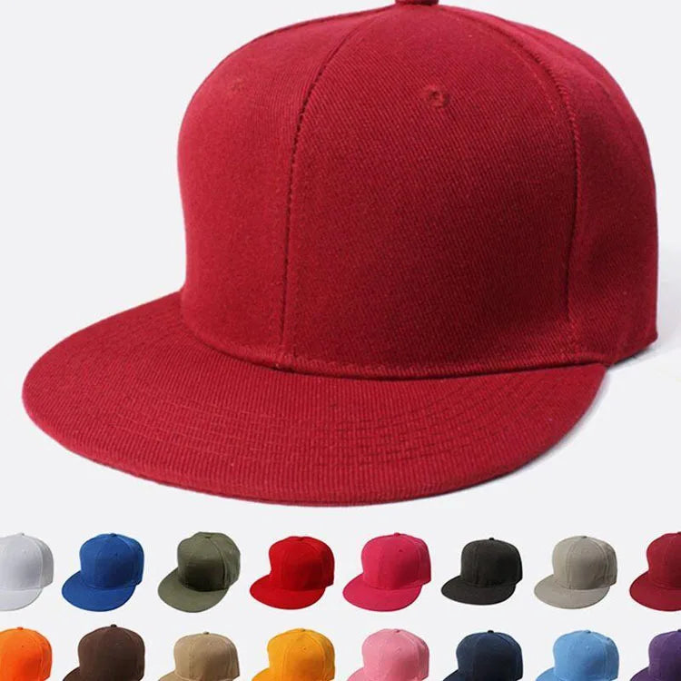Custom Print Embroidery Logo Flat-brimmed baseball cap Unisex Outdoor Hat Hip Hop Dad Hat Gorras Hombre Street Snapback Hat