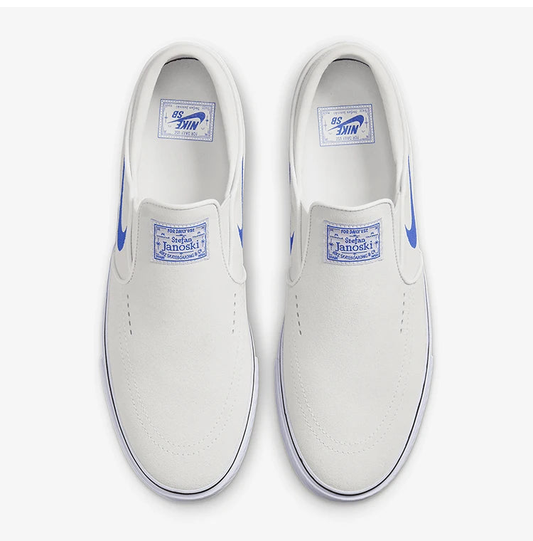 Nike Official 2024 New Men's Low-Top Cushion Slip-On Skate Shoes FN5893-101
