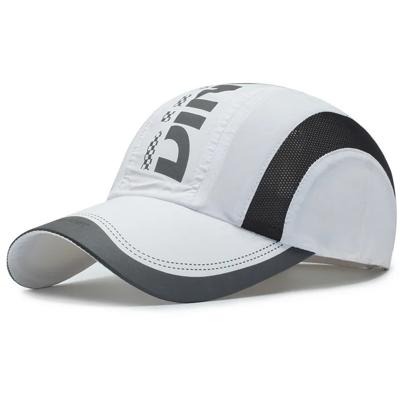 Casquette à visière légère, à séchage rapide et élégante, casquette de baseball unisexe respirante et protectrice contre le soleil, idéale pour les sports de plein air