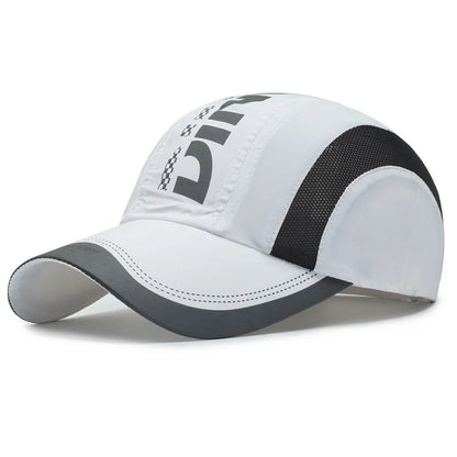 Casquette à visière légère, à séchage rapide et élégante, casquette de baseball unisexe respirante et protectrice contre le soleil, idéale pour les sports de plein air
