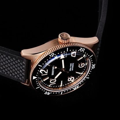 SEESTERN Diver Men Watch Automatic Mechanical Wristwatches NH35 Movement Ceramic Bezel 20Bar Waterproof Sapphire Luminou S434-2