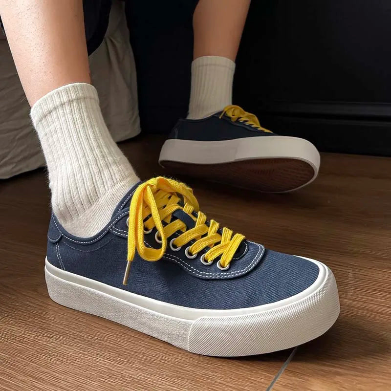 Chaussures de sport décontractées pour homme – Chaussures de skateboard pour homme très vendues – Baskets tendance – Chaussures de marche quotidiennes pour homme – Chaussures plates en toile