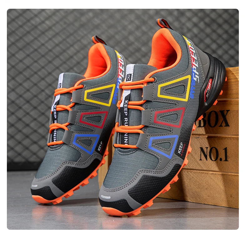Chaussures de cyclisme pour homme - Chaussures de cyclisme tout-terrain (montagne et cross-country) pour homme - Chaussures d'entraînement de cyclisme antidérapantes et résistantes à l'usure - Chaussures de randonnée