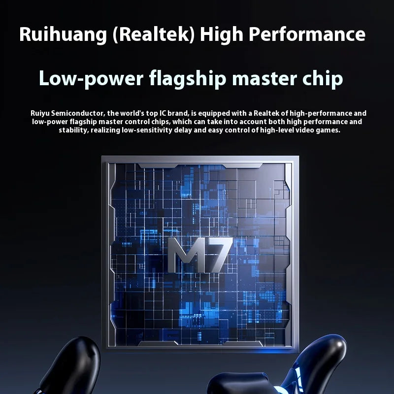MCHOSE M7 Ultra ergonomická herná myš PAW3950 Super Sensor TOPSPEED s frekvenciou snímania 8000Hz, ľahký dizajn, Realtek Master Mice