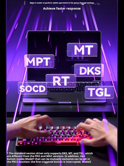 AULA WIN60 HE kabelgebundene Magnetachsen-Tastatur RT Custom mechanische Tastatur für E-Sports-Games mit 8K Polling-Rate