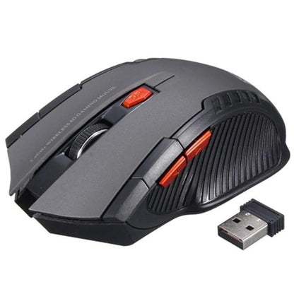 Mini Portable Mouse 2.4GHz Wireless Optical Game Mouse for PC Laptop Computer USB Receiver