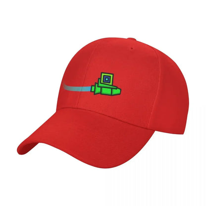 Geometry Dash Baseball Cap Anime Visor Vintage Sun Hat Women's Hats For The Sun Men's