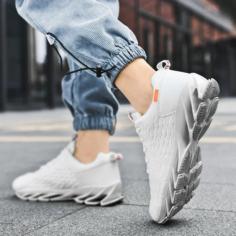 Chaussures de course pour homme à la mode, baskets de marche confortables pour homme, chaussures décontractées respirantes, chaussures de sport antidérapantes, baskets pour homme