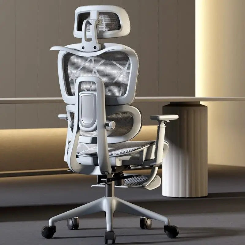 Breathable Ergonomic Office Computer Chair Reclining Gaming Chair Comfort Lumbar Support Long Sitting Adjustable Swivel Design