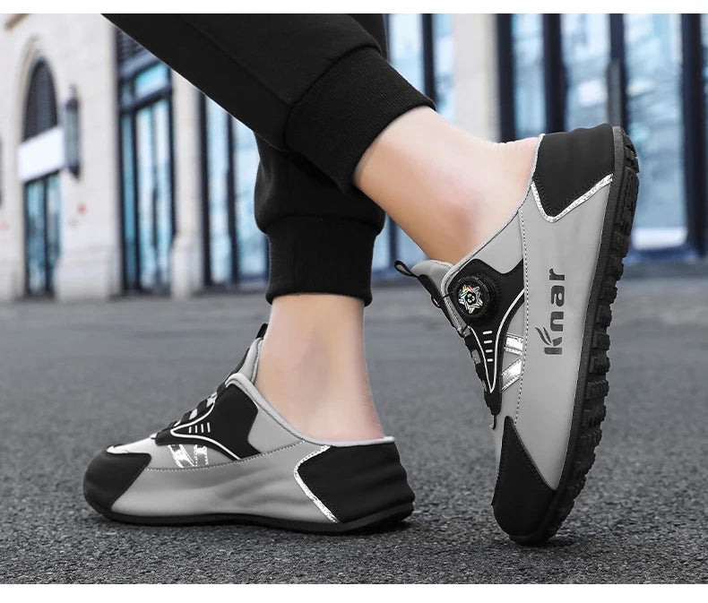 Merkbescherming: nieuwe lichtgewicht, antislip, ademende, slijtvaste hardloop- en sportschoenen voor heren, veelzijdig en geschikt voor vrijetijdsgebruik
