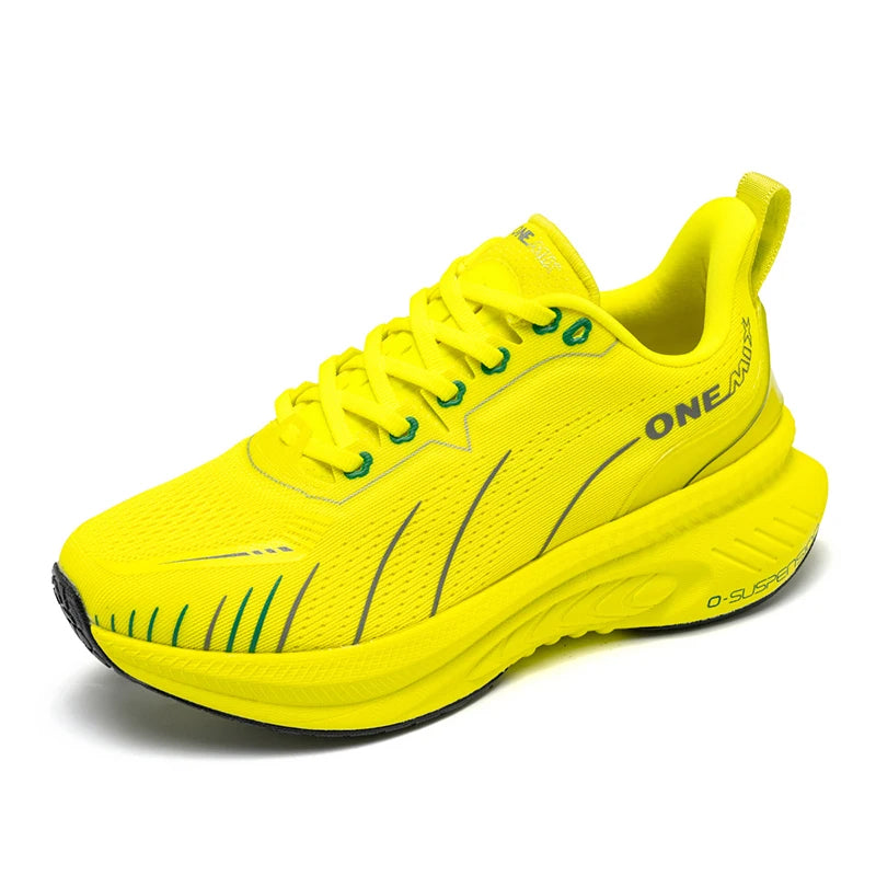 ONEMIX Novos Ténis de Corrida com Amortecimento para Homem, Adequados para Corredores Pesados, com Atacadores, Desportivos, Antiderrapantes, para Exterior, para Mulher e Homem