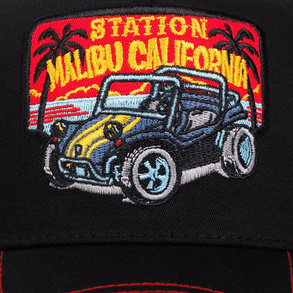 Modna czapka baseballowa z haftem orła dla mężczyzn i kobiet – letnia, oddychająca, z siateczką, z zatrzaskiem typu snapback, w stylu trucker