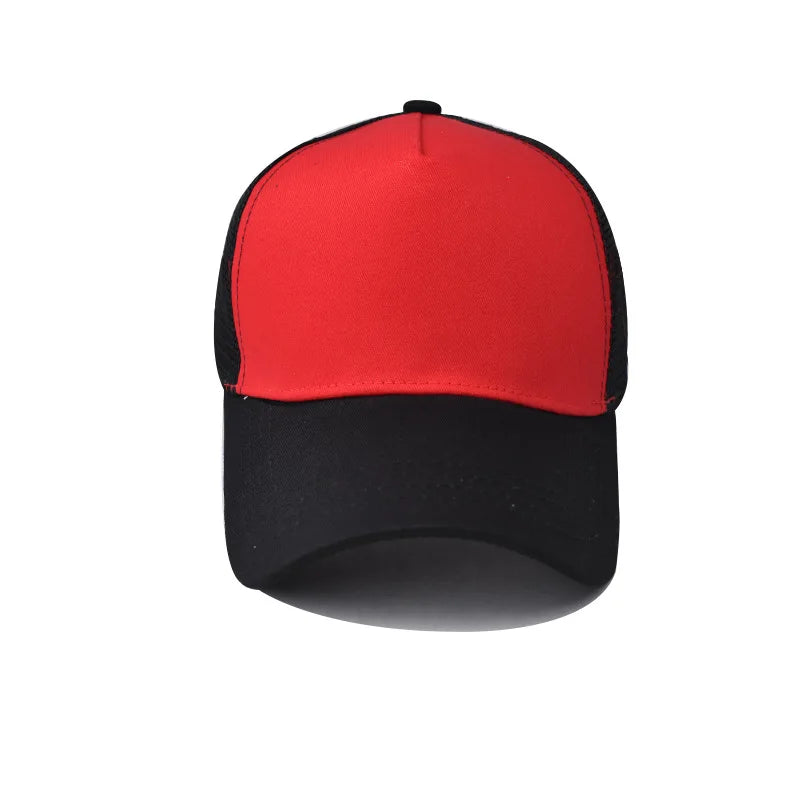 Baseballkasket til voksne Netkasket Lavt buet skygge Hat Unisex Sommerhat Åndbar hat med skygge Forår/efterår-kasket Hiphop-kasket med tæt pasform