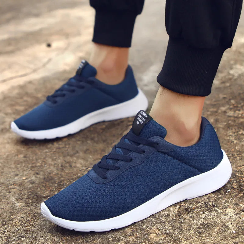 Original Men's Running Walking Mesh Shoes Fashion Casual Sneakers Outdoor Breathable Athletic Gym Lightweight Men's Tennis Footwear