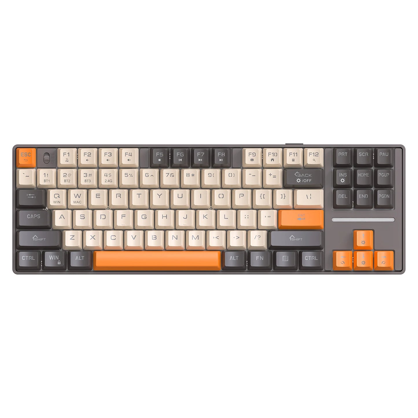 Tastiera meccanica wireless Bluetooth SMAILWOLF MK87 per gaming e-sport, hot-swap full key, tastiera personalizzata