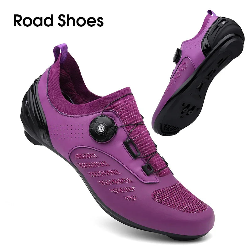 Professional Men's Road Cycling Shoes Breathable Women's MTB Bike Shoes Racing Speed Sneakers Mountain Bicycle Footwear for Shimano