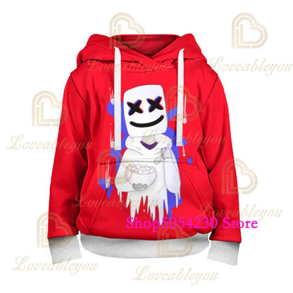 3D-gedruckter Llama Fortnite Hoodie Battle Royale Cartoon-Sweatshirt für Herren und Damen, Game-Hero-Kapuzenpullover für Teenager