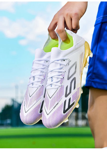 Neue Herren-Fußballschuhe, rutschfeste Indoor-Futsal-Fußballschuhe, Match-Rasenstollen, hochwertige Sneaker, Bestseller, High-Top, Outdoor