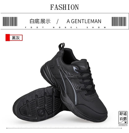 Men's classic retro casual sports shoes Four seasons soft-sole waterproof outdoor youth running shoes breathable light sneakers