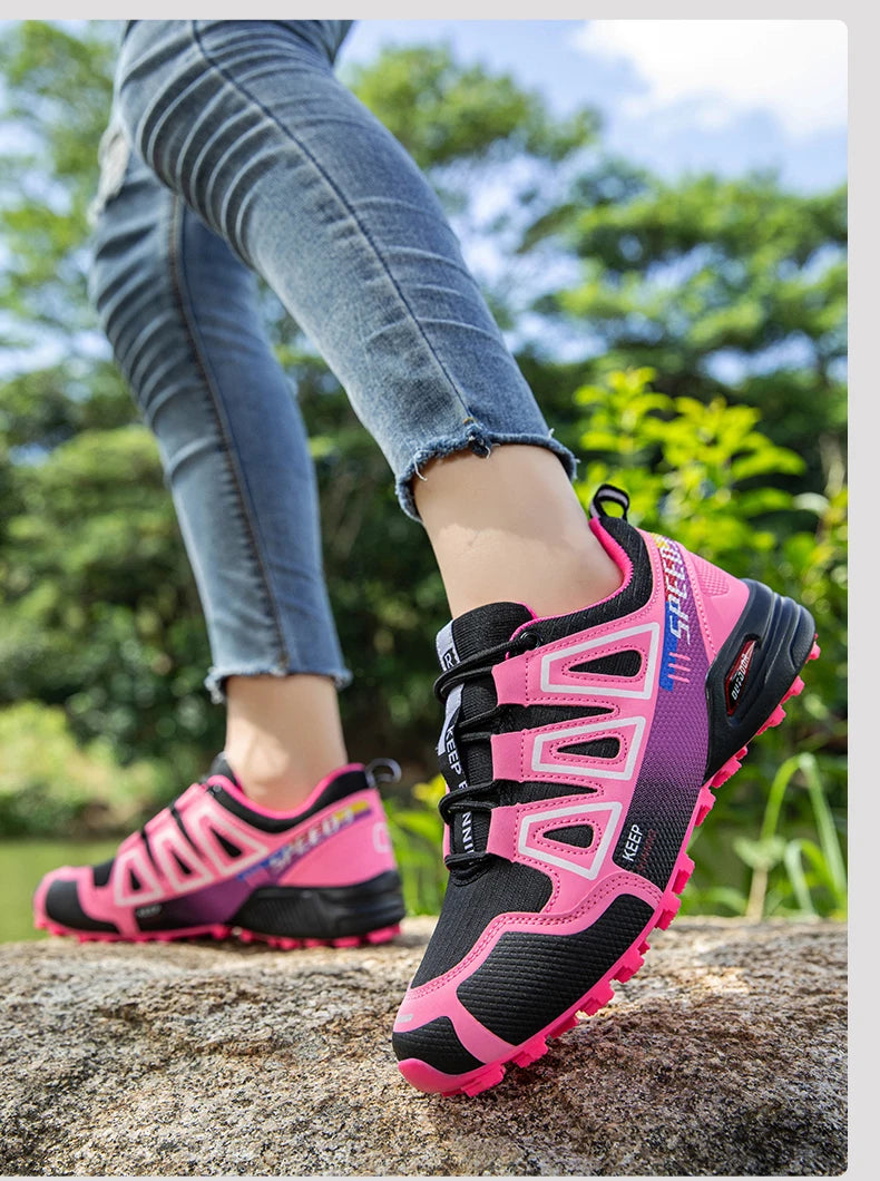 Chaussures de randonnée pour homme, chaussures de sport outdoor, chaussures de randonnée à lacets, chaussures de randonnée et de sport pour femme, chaussures de sport tactiques antidérapantes pour la chasse