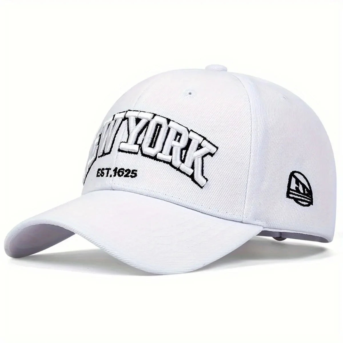 Bonés de basebol unissexo com letras NewYork bordadas, ajustáveis, para primavera e outono, chapéu casual de exterior com proteção solar, boné desportivo para golfe