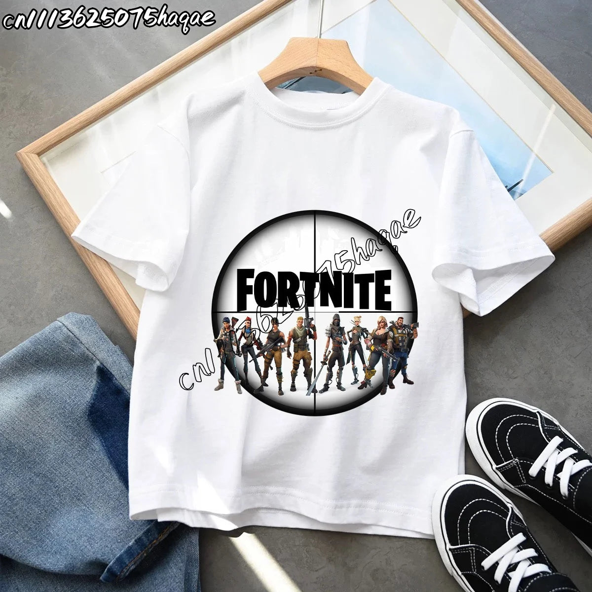 Summer New Fortnites Children T-shirts Cartoon Figure Graphic T-shirt Casual Sports Short Sleeves Sports Tops Kids Boys Clothing