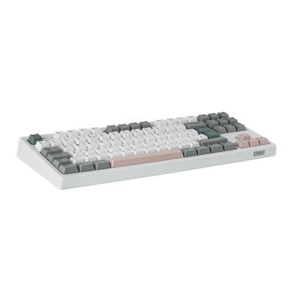 ISO-UK-Layout EPOMAKER TH87 TKL-Layout kabelgebundene/BT/2.4Ghz kabellose mechanische NKRO-Tastatur mit 10000mAh-Akku & RGB-Beleuchtung