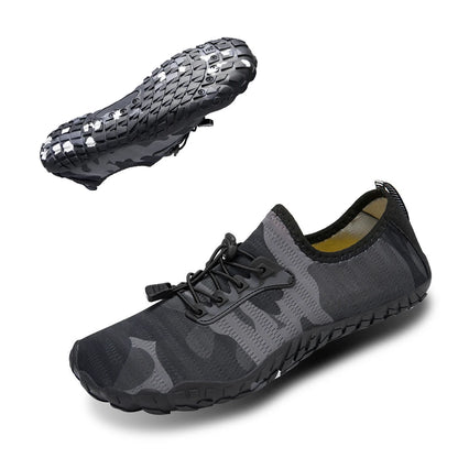 Oiaano Παπούτσια Barefoot Μαύρα με Φαρδύ Μπροστινό Μέρος για Άνδρες, Γυναικεία Αθλητικά Sneakers Unisex, Ανδρικά Υδάτινα Μποτάκια Aqua Beach με Μαλακή Σόλα, Ελαφριά και Διαπνέοντα