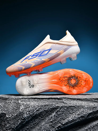 Chaussures de football pour homme New Society Grass Tenis - Chaussures de sport d'extérieur ultralégères et respirantes pour adulte - Chaussures de football pour homme - Baskets de football