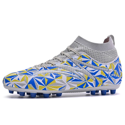 Chaussures de football pour homme, respirantes, d'entraînement, crampons, sport, plein air, TF, futsal, match, gazon synthétique, gazon naturel, drop shipping