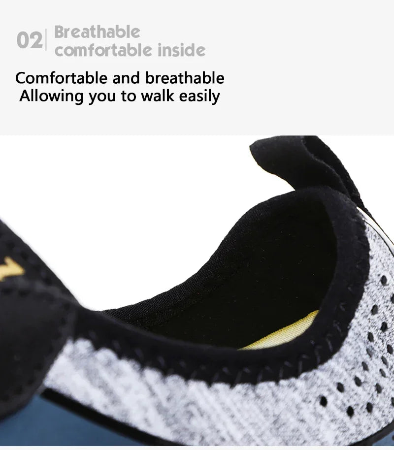 Leichte, erfrischende Aqua-Stiefel für Herren, atmungsaktive Outdoor-Wasserschuhe für Damen, rutschfest, strapazierfähig, Sport- und Wandersneaker