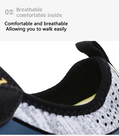 Leichte, erfrischende Aqua-Stiefel für Herren, atmungsaktive Outdoor-Wasserschuhe für Damen, rutschfest, strapazierfähig, Sport- und Wandersneaker