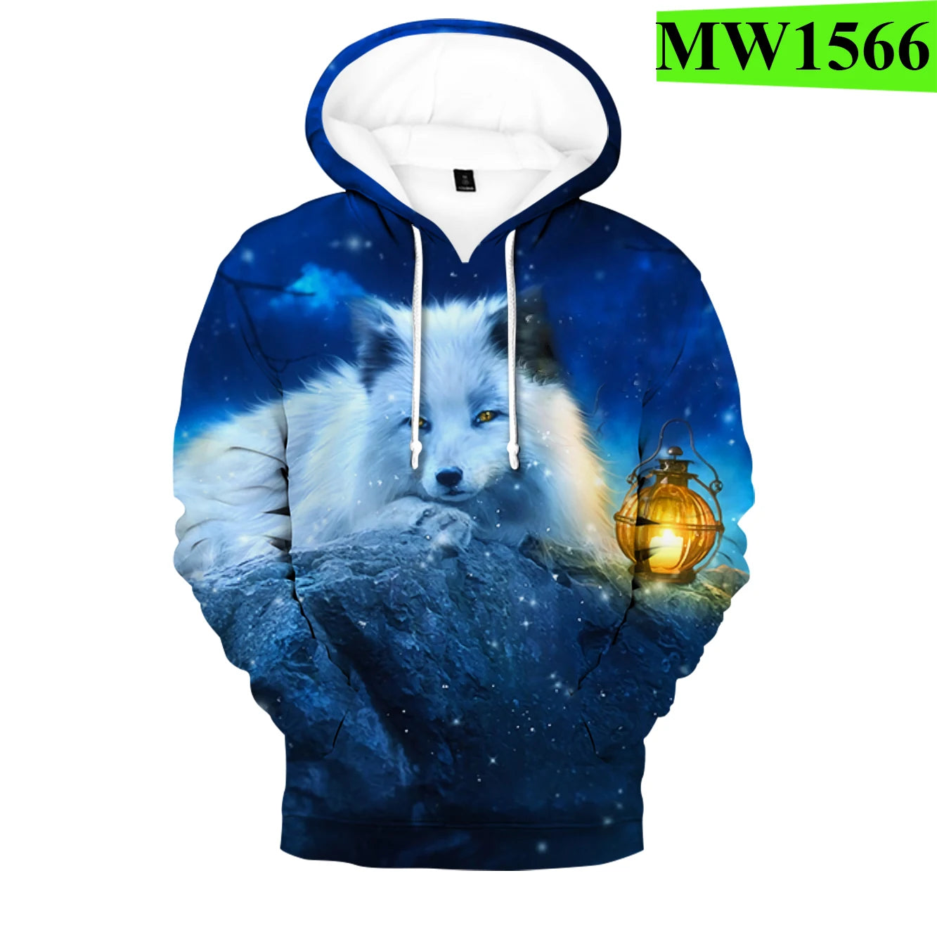 Populära hiphop-hoodies med ny 3D-rävprint, bekväma sweatshirts för män/kvinnor och vuxna/barn, avslappnade pullovers