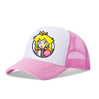 Czapki z daszkiem Mario w stylu casualowym, baseballowe, uniwersalne, z poliestru, dla dzieci, z motywem kierowców ciężarówek, dla dorosłych, z regulacją, akcesoria związane z anime