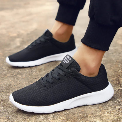 Original Men's Running Walking Mesh Shoes Fashion Casual Sneakers Outdoor Breathable Athletic Gym Lightweight Men's Tennis Footwear