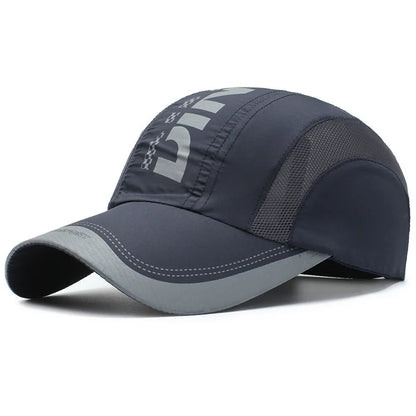 Casquette à visière légère, à séchage rapide et élégante, casquette de baseball unisexe respirante et protectrice contre le soleil, idéale pour les sports de plein air